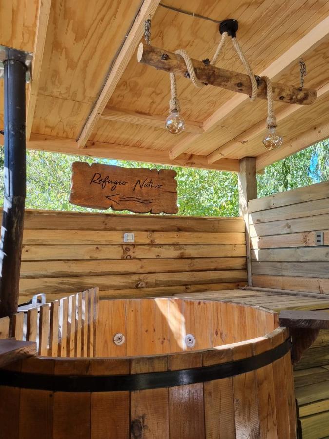 Cabanas Refugio Nativo Santa Cruz Bagian luar foto